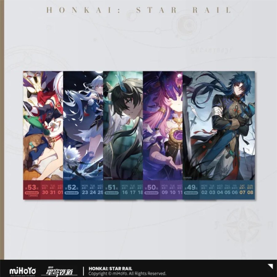 Lifestyle Goods miHoYo | Honkai: Star Rail 2024 Weekly Calendar