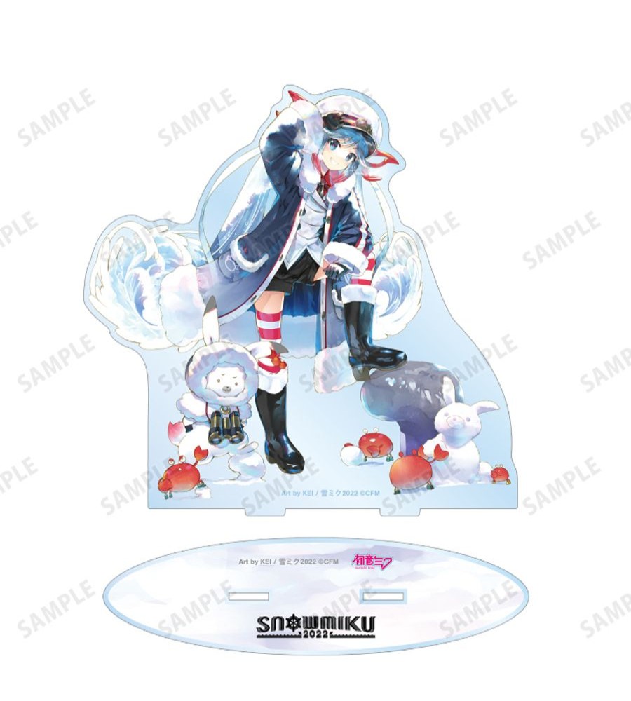 Accessories armabianca | Snow Miku 2022 Snow Miku Art By Kei Big Acrylic Stand