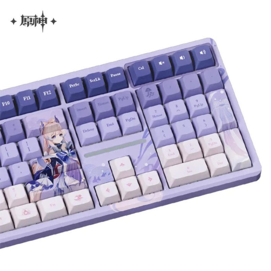 Lifestyle Goods miHoYo | Genshin Impact Kokomi Pearl Of Wisdom Mechanical Keyboard Kailh Box Aurora Ice Cream Switch