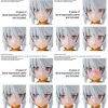 Model Kits Bandai | 30Ms Option Face Parts Vol.1 All 4 Types [Model Kit]