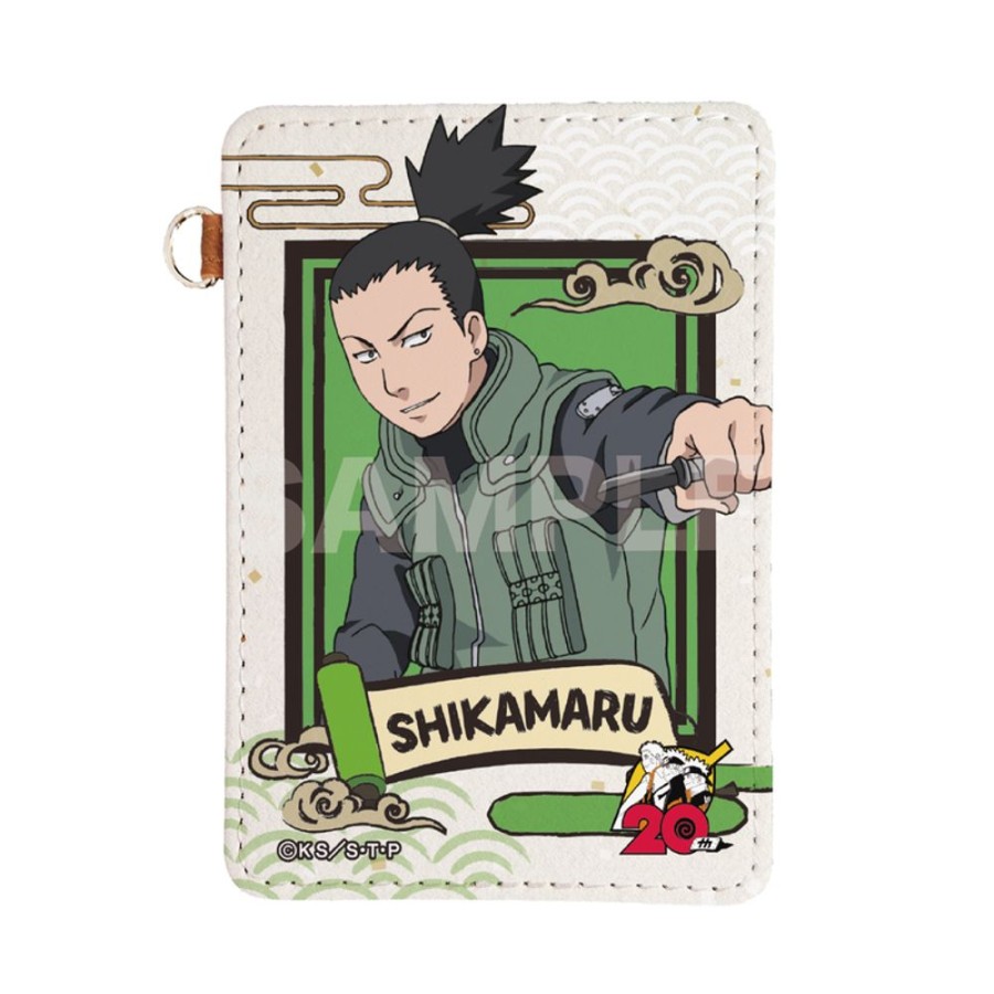 Accessories CS.FRONT | Naruto Shippuden Leather Pass Case 07 Nara Shikamaru