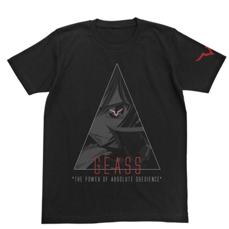 Apparel Cospa | Code Geass Lelouch Of The Rebellion R2 Geass T-Shirt Black (Xl Size)