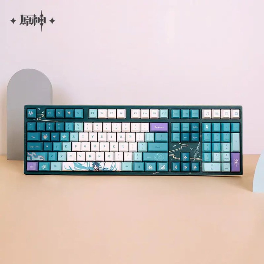 Lifestyle Goods miHoYo | Genshin Impact Xiao Mechanical Keyboard Varmilo Ec Sakura V2 Switch