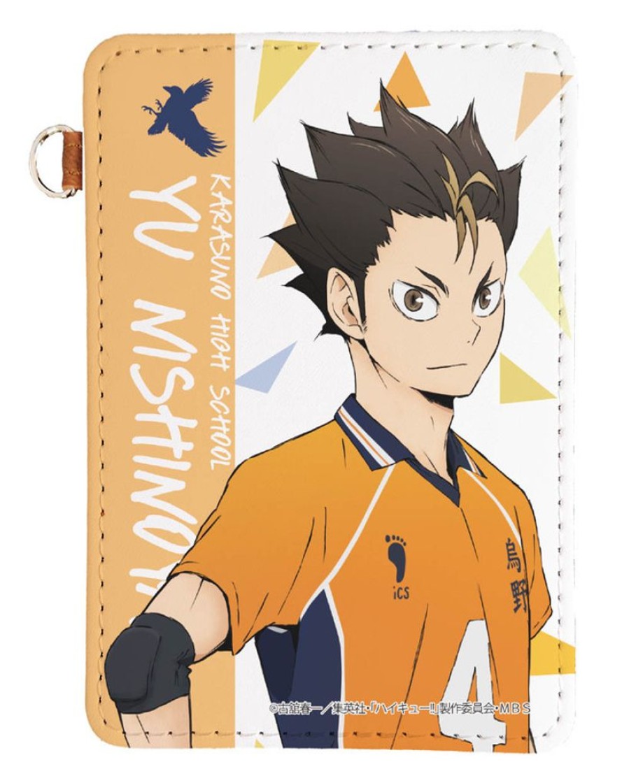 Accessories CS.FRONT | Haikyu!! To The Top Leather Pass Case 14 Nishinoya Yu