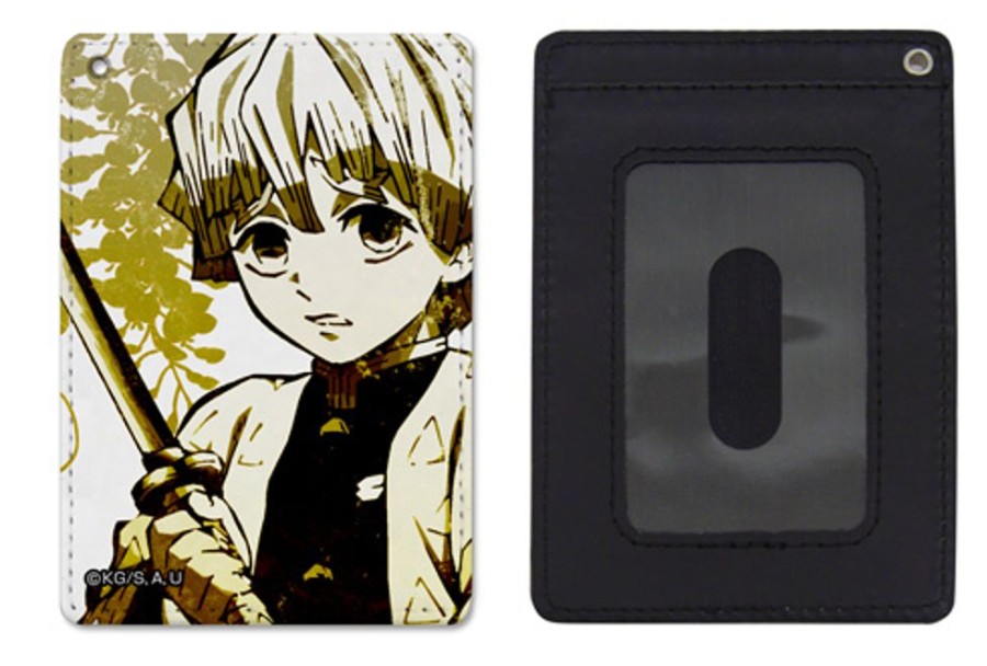 Accessories Cospa | Demon Slayer Agatsuma Zenitsu Full Color Pass Case