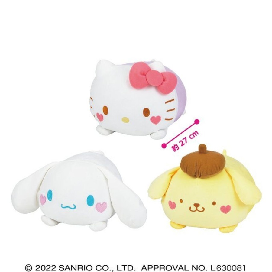 Plush Toys Eikoh | Sanrio Characters Mocchiri Big Relax Doll With Butt Heart