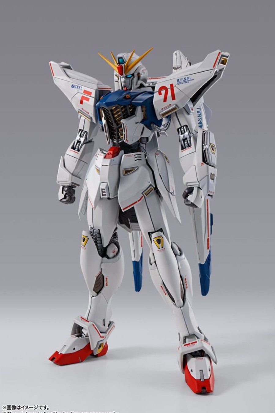 Figures Tamashii Nations | Metal Build Gundam F91 Chronicle White Ver.