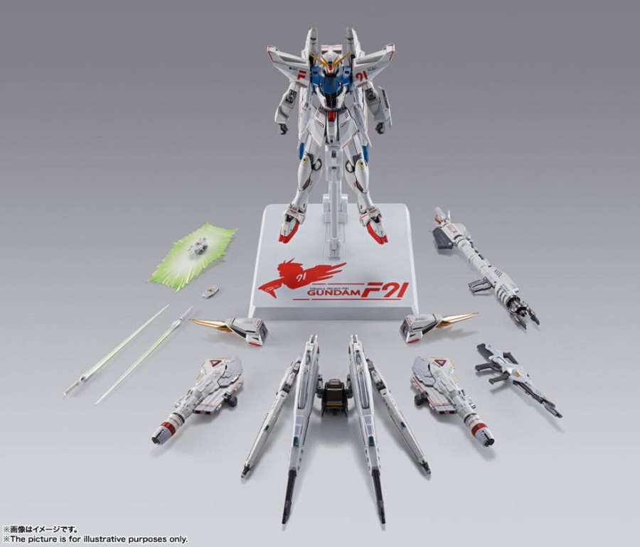 Figures Tamashii Nations | Metal Build Gundam F91 Chronicle White Ver.