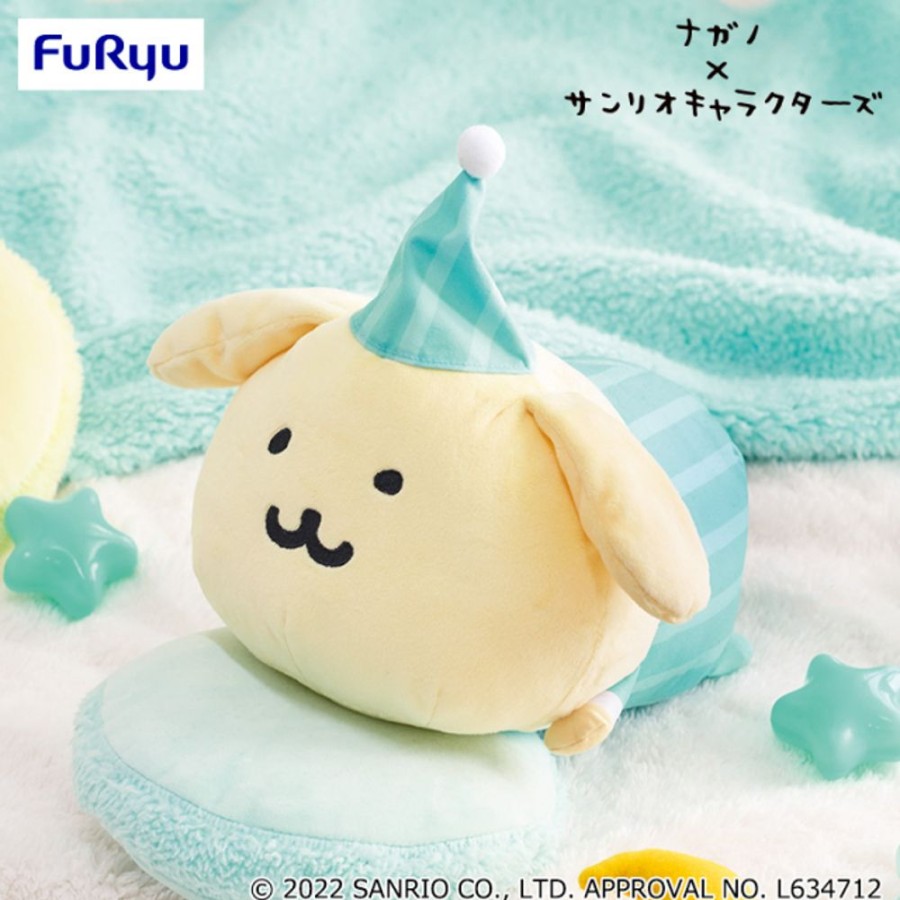 Plush Toys FuRyu | Pompompurin Sanrio Characters Nap Together Big Plush