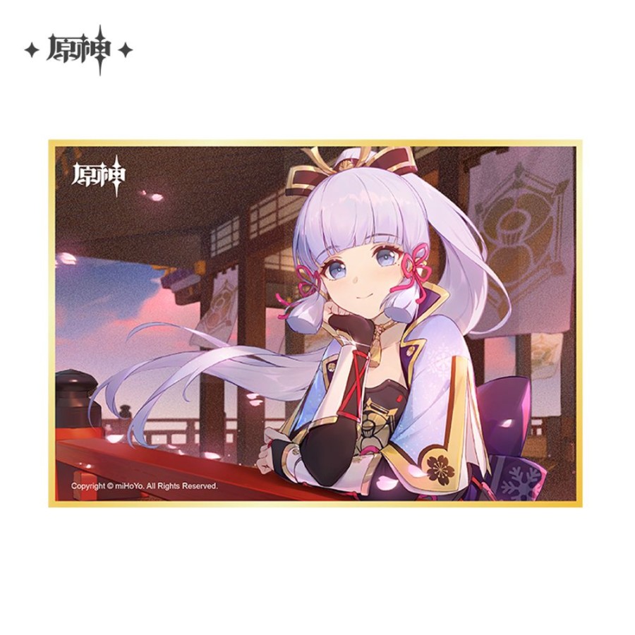 Accessories miHoYo | Firefly Acg Carnival 2023 Event Merchandise: Kamisato Ayaka Acrylic Shikishi