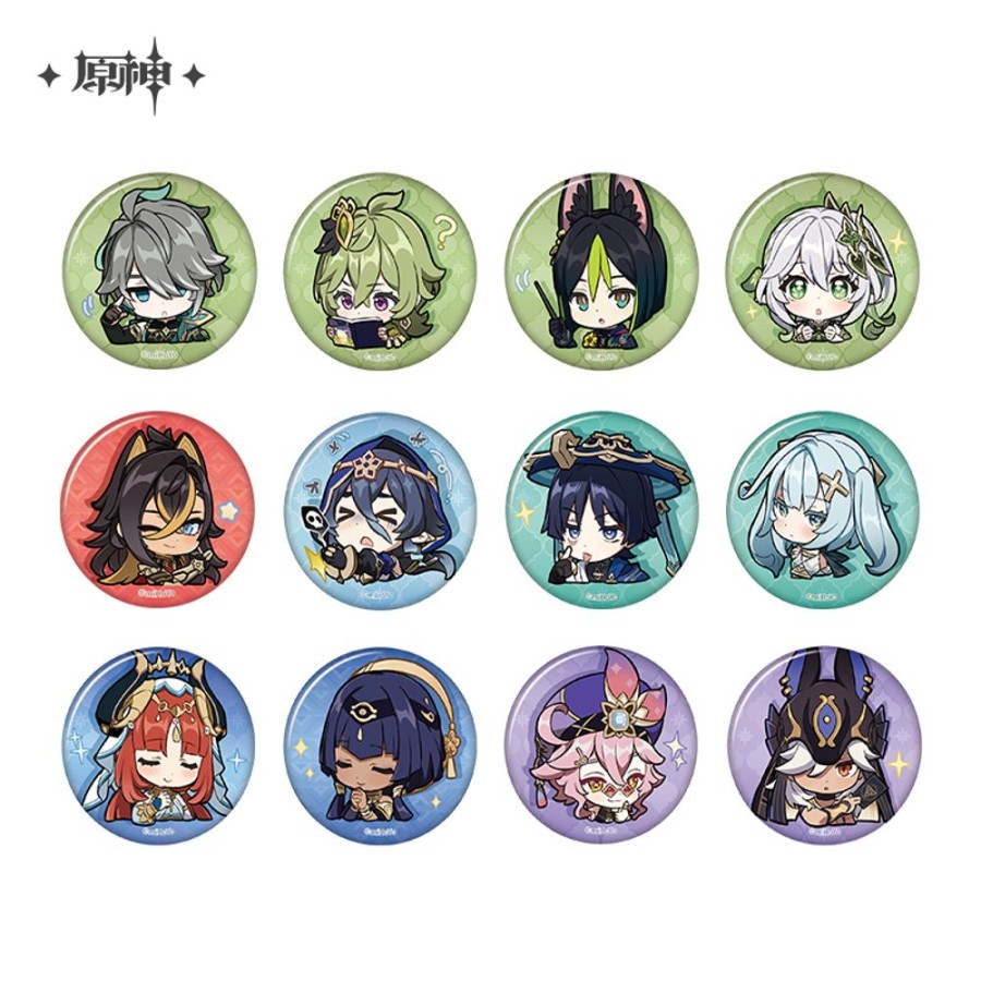 Accessories miHoYo | Genshin Impact Chibi Emoji Chara Badges