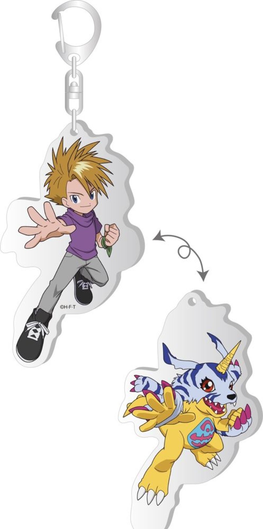 Other Brujula | Acrylic Key Chain Matt & Gabumon