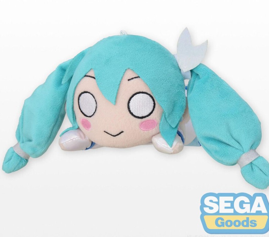 Plush Toys SEGA | Love Live! Sunshine!! X Hatsune Miku Nesoberi (Lay-Down) Plush Hatsune Miku (S)