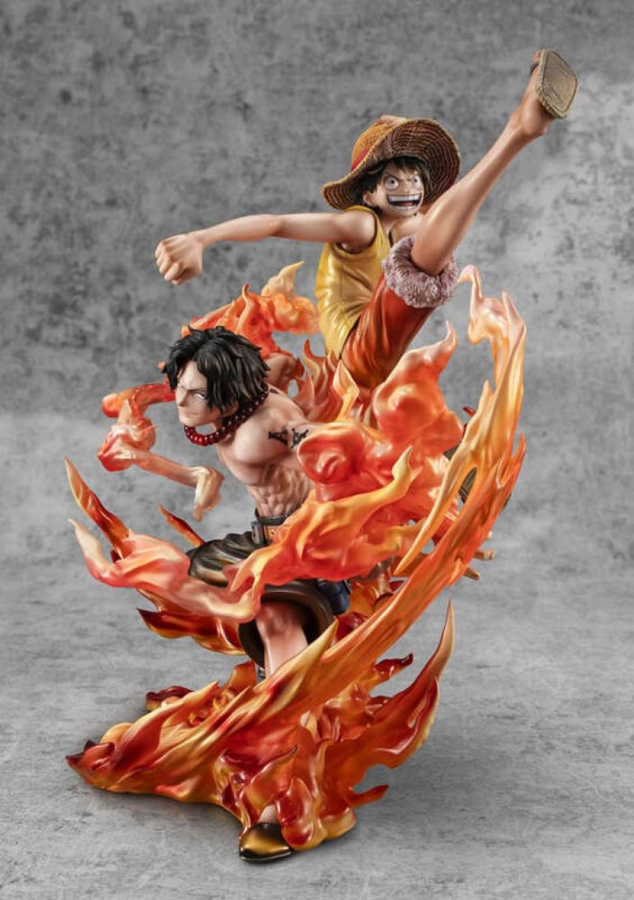 Figures Megahouse | Portrait.Of.Pirates One Piece"Neo-Maximum" Luffy & Ace ~Bond Between Brothers~ 20Th Limited Ver.