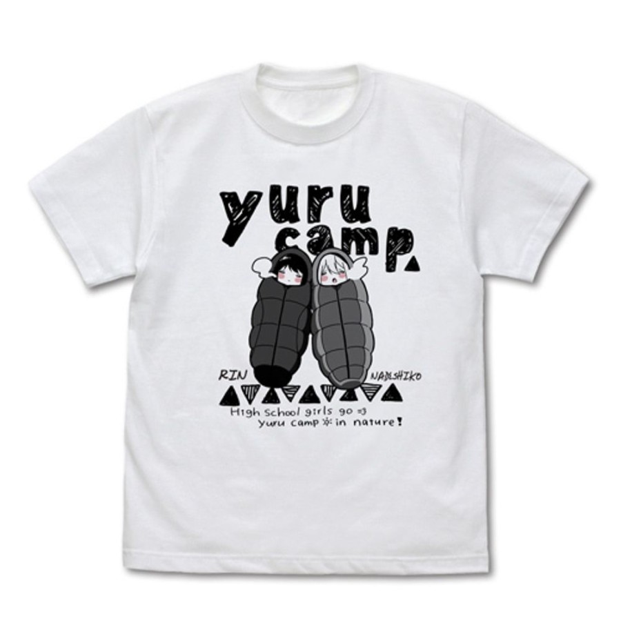 Apparel Cospa | Rin & Nadeshiko Shruff T-Shirt White - Cospa