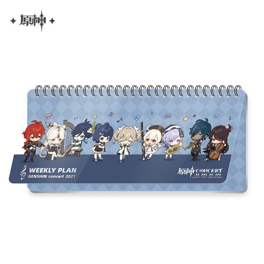 Lifestyle Goods miHoYo | Genshin Impact Melodies Of An Endless Journey Weekly Planner Memo Pad