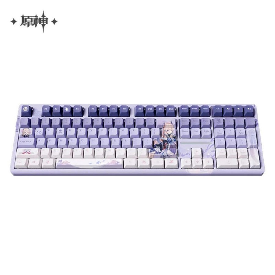 Lifestyle Goods miHoYo | Genshin Impact Kokomi Pearl Of Wisdom Mechanical Keyboard Kailh Box Winter Tactile Switch