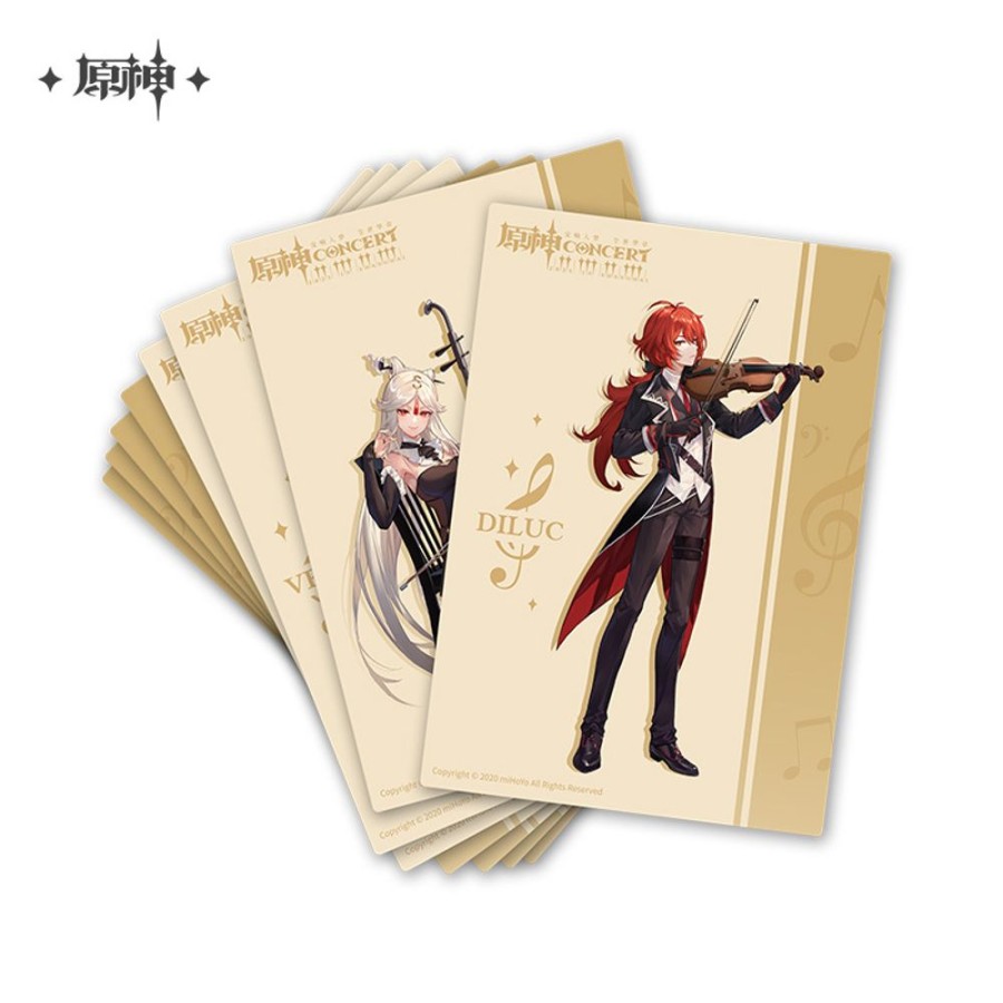 Lifestyle Goods miHoYo | Genshin Impact Melodies Of An Endless Journey Postcard Set [8Pc/Set]