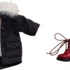 Figures Good Smile Company | Nendoroid Doll Warm Clothing Set: Boots & Mod Coat - Black