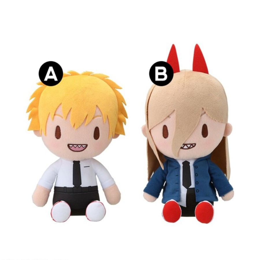 Plush Toys SEGA | Chainsaw Man Sp Plush Ft. Sangatsu Youka Denji & Power