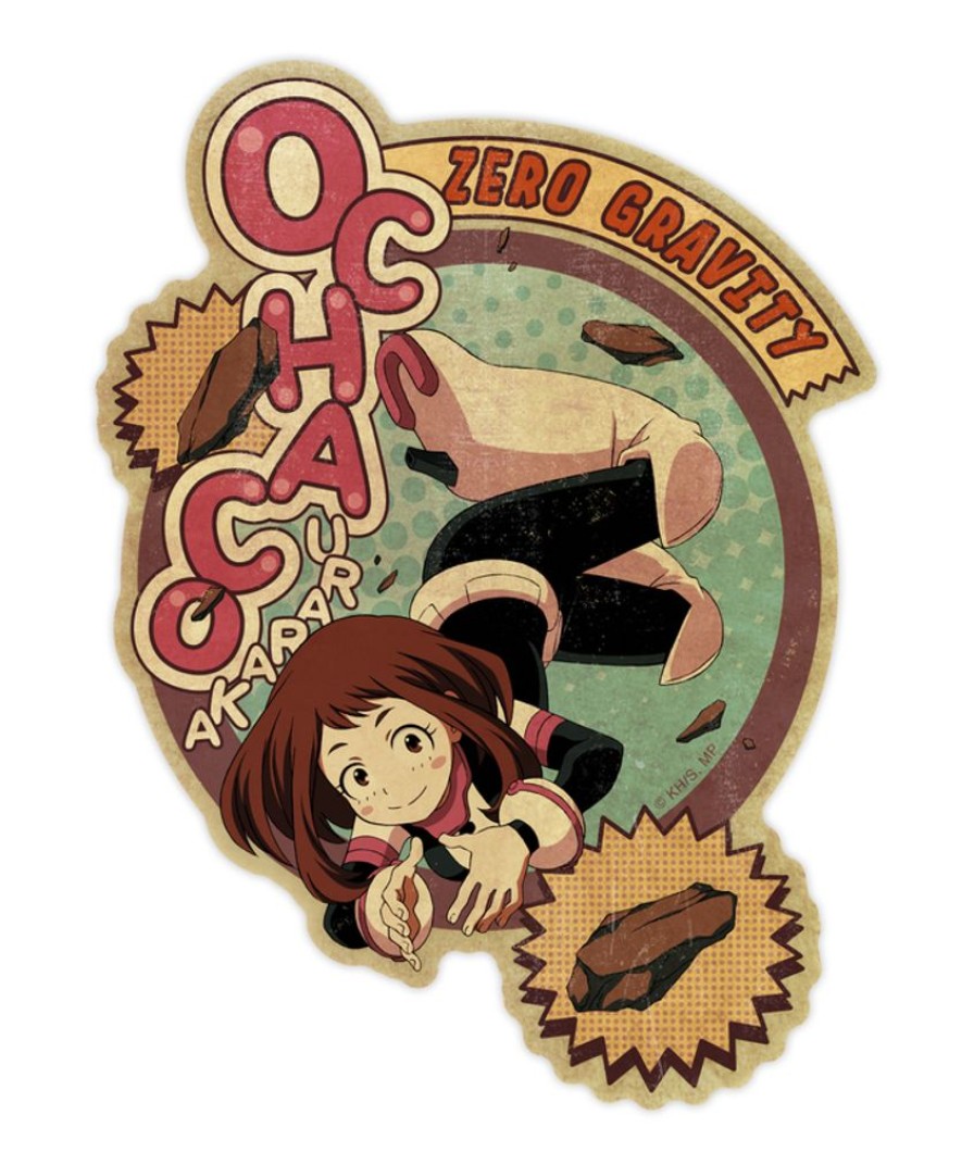 Accessories Ensky | My Hero Academia Travel Sticker 2 3 Uraraka Ochaco