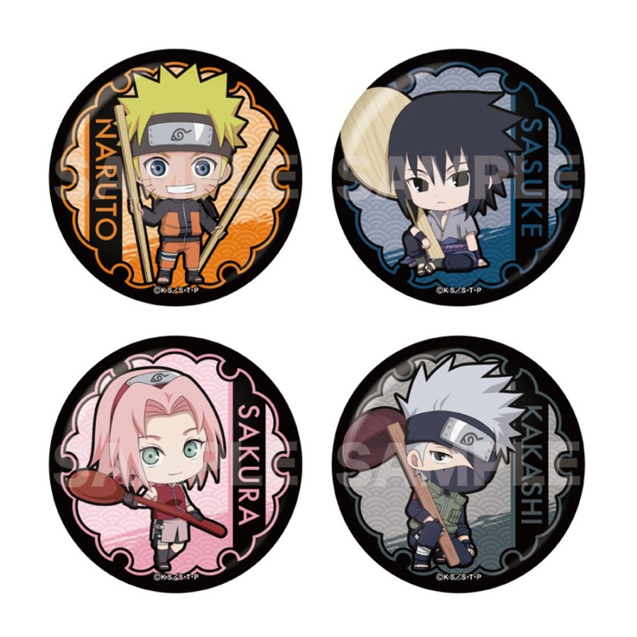 Accessories CS.FRONT | Naruto Shippuden Metallic Can Badge 01 Vol. 1 [Blind Box]