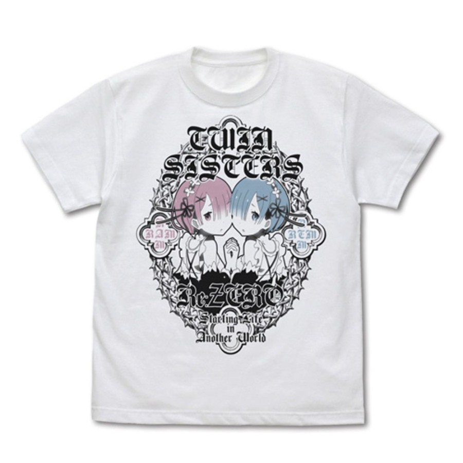 Apparel Cospa | Twins Rem & Ram T-Shirt White