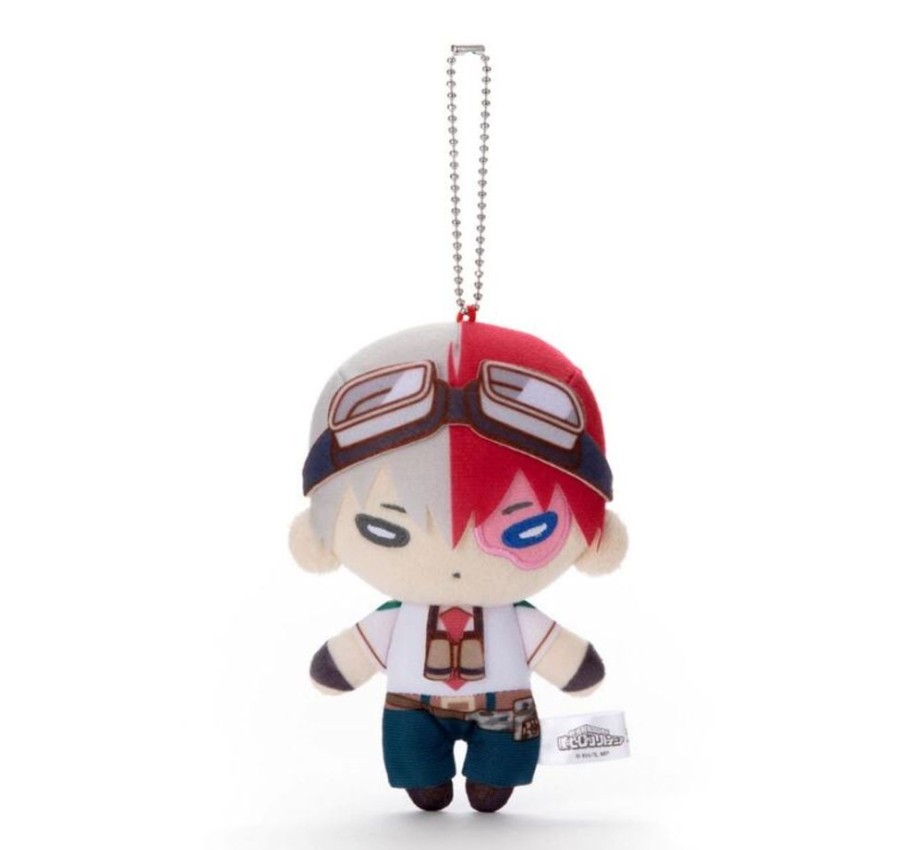 Plush Toys Takaratomy Arts | Nitotan My Hero Academia Field Training Plush With Ball Chain Todoroki Shoto