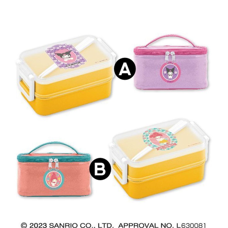 Lifestyle Goods EIKOH | My Melody & Kuromi Retro Girl Lunch Box (With Cooling Bag)