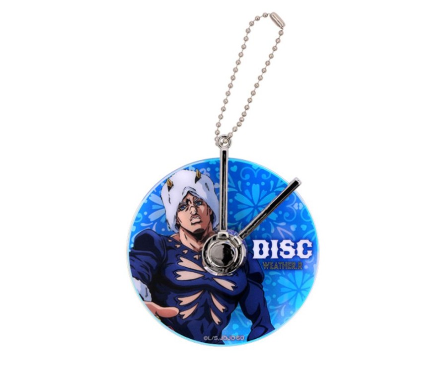 Accessories Ensky | Jojo'S Bizarre Adventure: Stone Ocean Disc Key Chain 4 Weather Report - Ensky