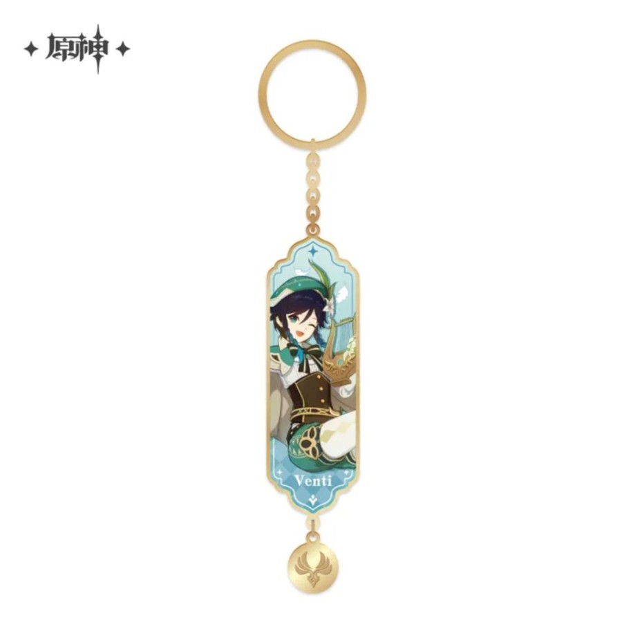 Accessories miHoYo | Genshin Impact Chara Metal Epoxy Keychain