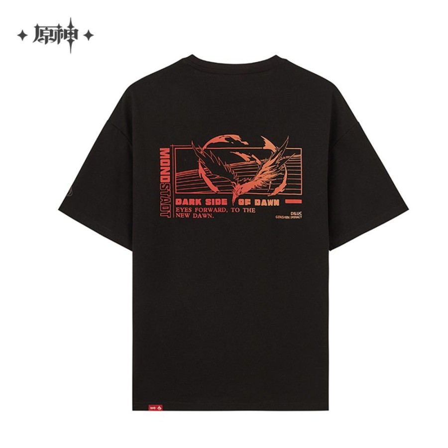 Apparel miHoYo | Genshin Impact Dark Side Of Dawn Diluc T-Shirt