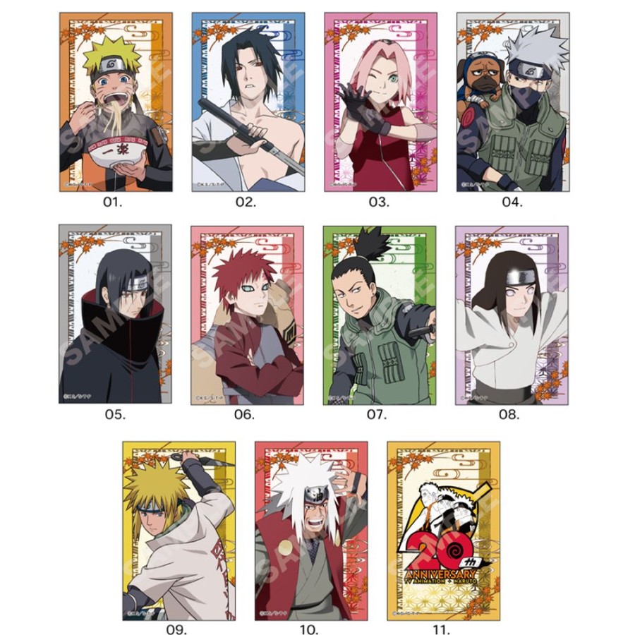 Accessories CS.FRONT | Naruto Shippuden Satin Fabric Sticker 01 Vol. 1 [Blind Box] - Cs.Front