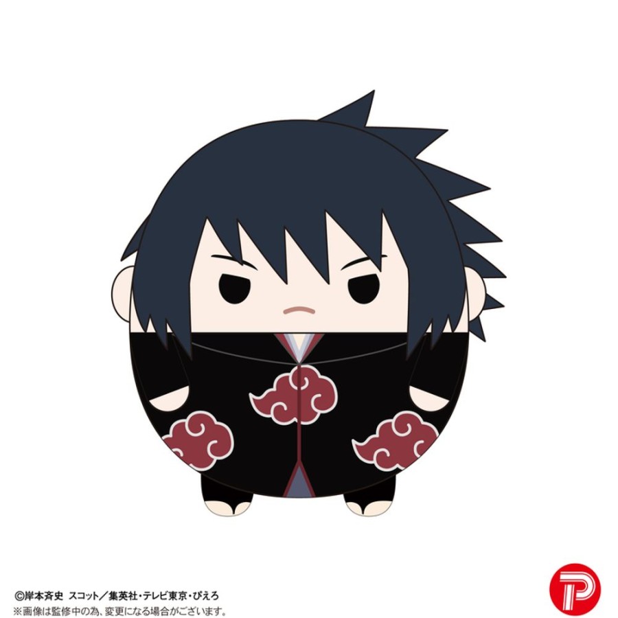 Plush Toys Plex | Nt-11 Fuwakororin (M Size) 2 A Uchiha Sasuke (Akatsuki)