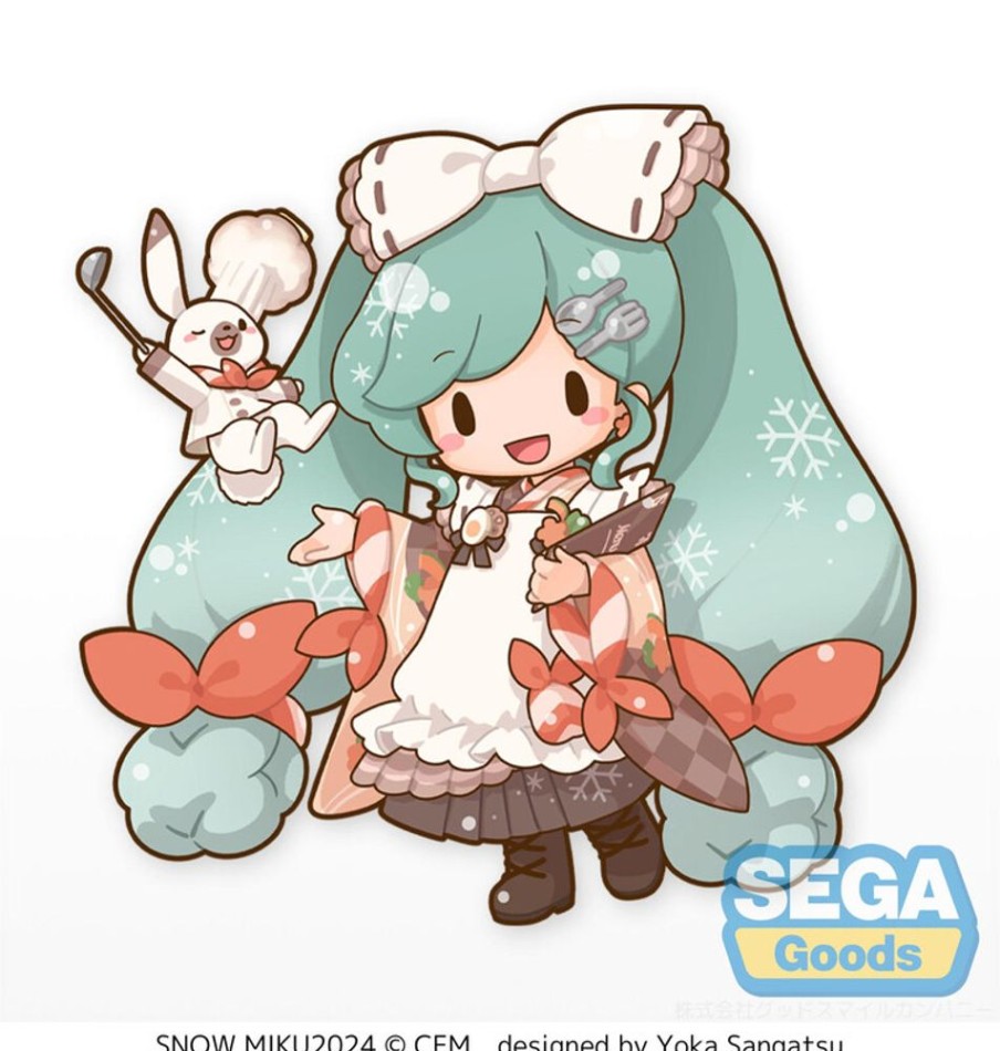 Plush Toys SEGA | Snow Miku Fuwapetit Snow Miku 2024 Dodeka Jumbo Plush