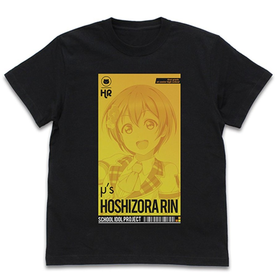 Apparel Cospa | Hoshizora Rin T-Shirt All Stars Ver. Black