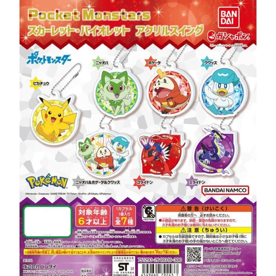 Other Bandai | Pokemon Scarlet & Violet Acrylic Swing Figure [Gashapon]