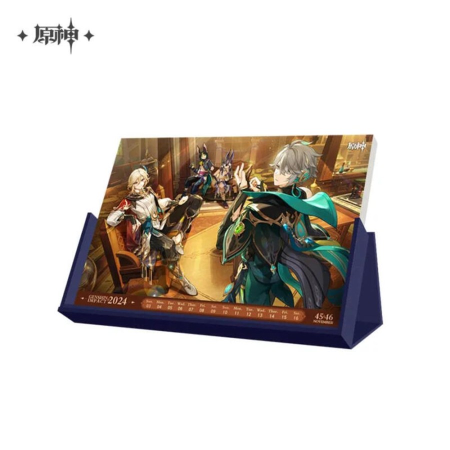 Lifestyle Goods miHoYo | Genshin Impact 2024 Desk Calendar Desk Calendar