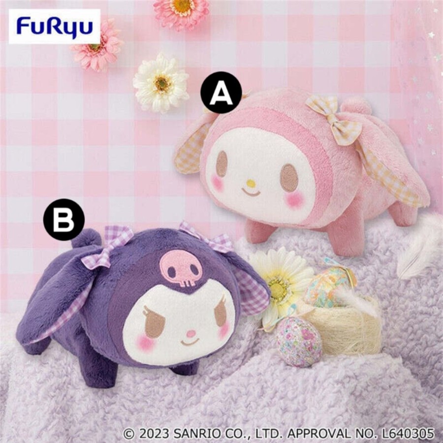 Plush Toys Furyu | My Melody & Kuromi Good Friends Big Plush