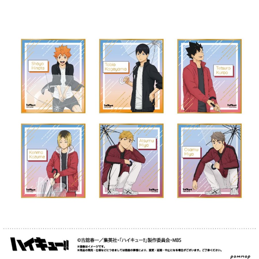 Accessories POMMOP | Haikyu!! Gilding Mini Shikishi Collection U91 21I 024 [Blind Box]