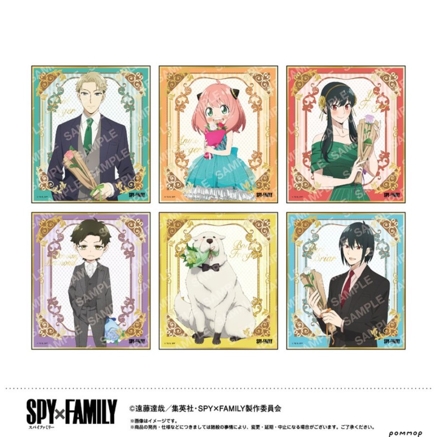 Accessories POMMOP | Spy X Family Gilding Mini Shikishi Collection [Blind Box] - Pommop