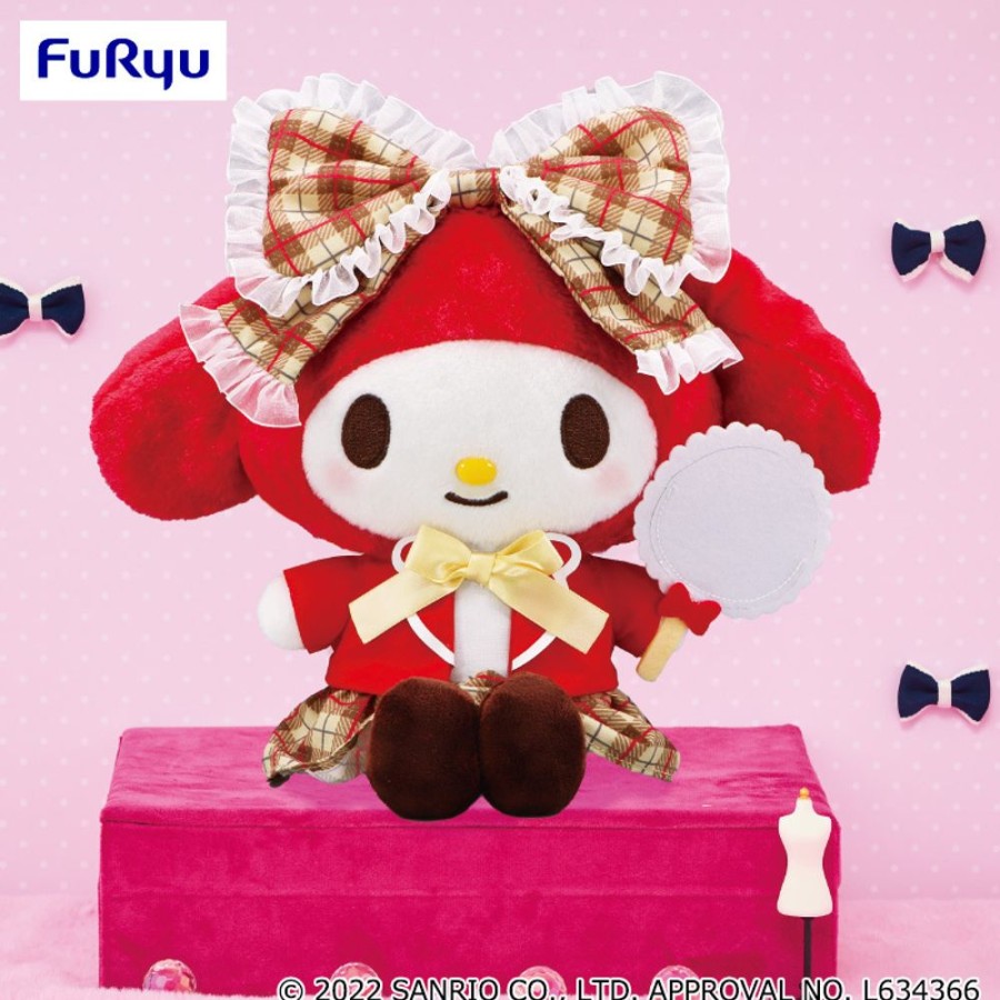 Plush Toys FuRyu | My Melody P-Style Oshigoto Uchiwa Plush