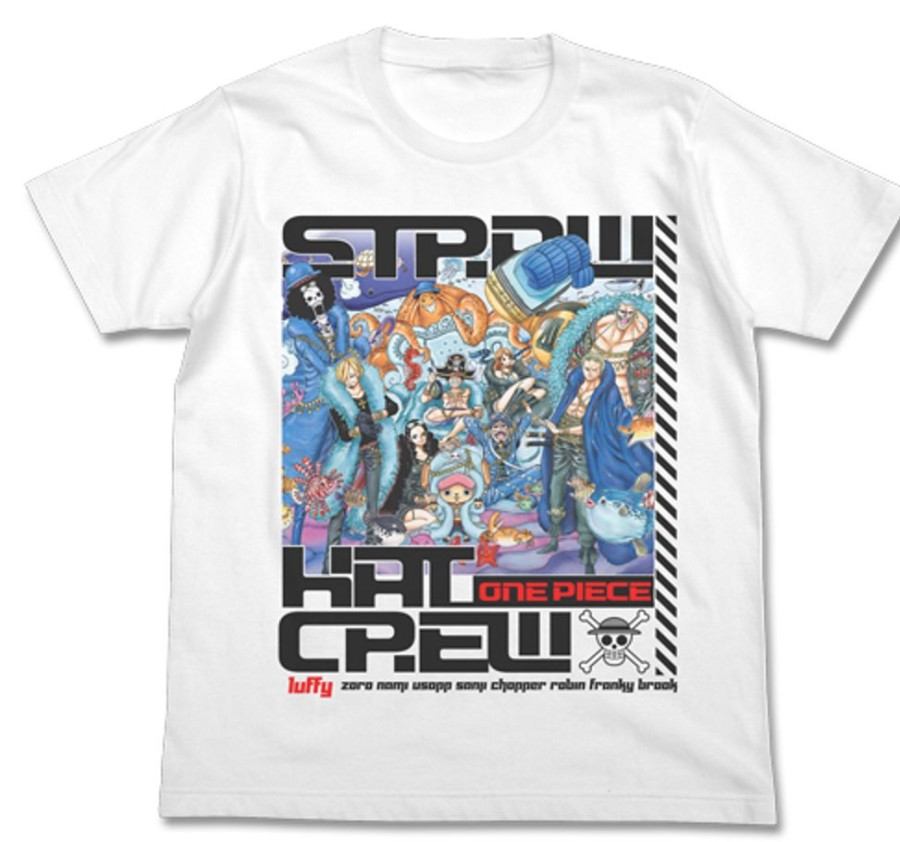 Apparel Cospa | Straw Hat Crew Full Color T-Shirt White