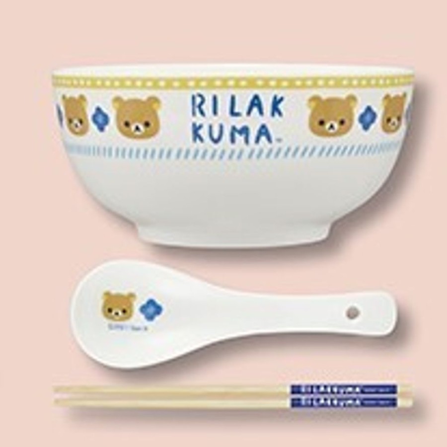 Lifestyle Goods System Service | Rilakkuma Style Tableware Set