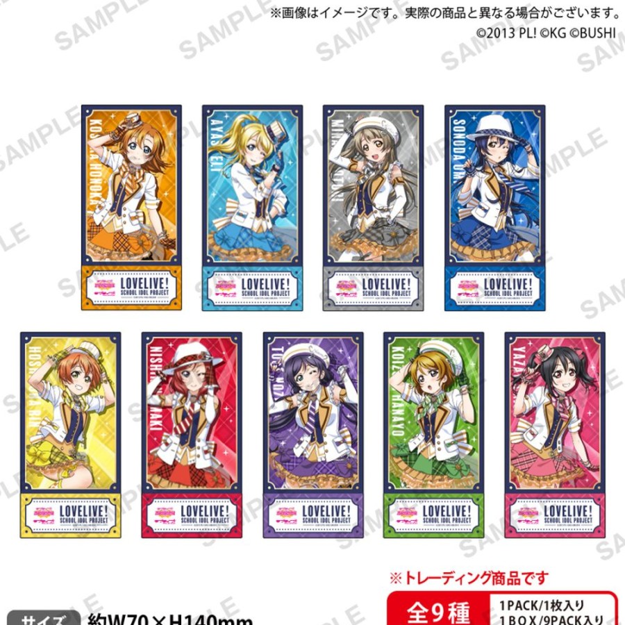 Accessories Bushiroad Creative | Love Live! School Idol Festival Trading Ticket Style Sticker 'S Blazer'S Hat Ver. [Blind Box] - Bushiroad Creative