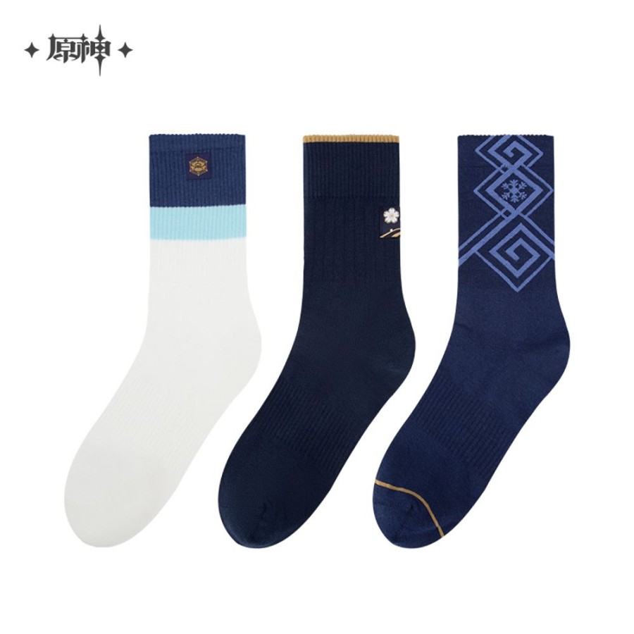 Apparel miHoYo | Kamisato Ayaka Impression Socks (3 Pairs)