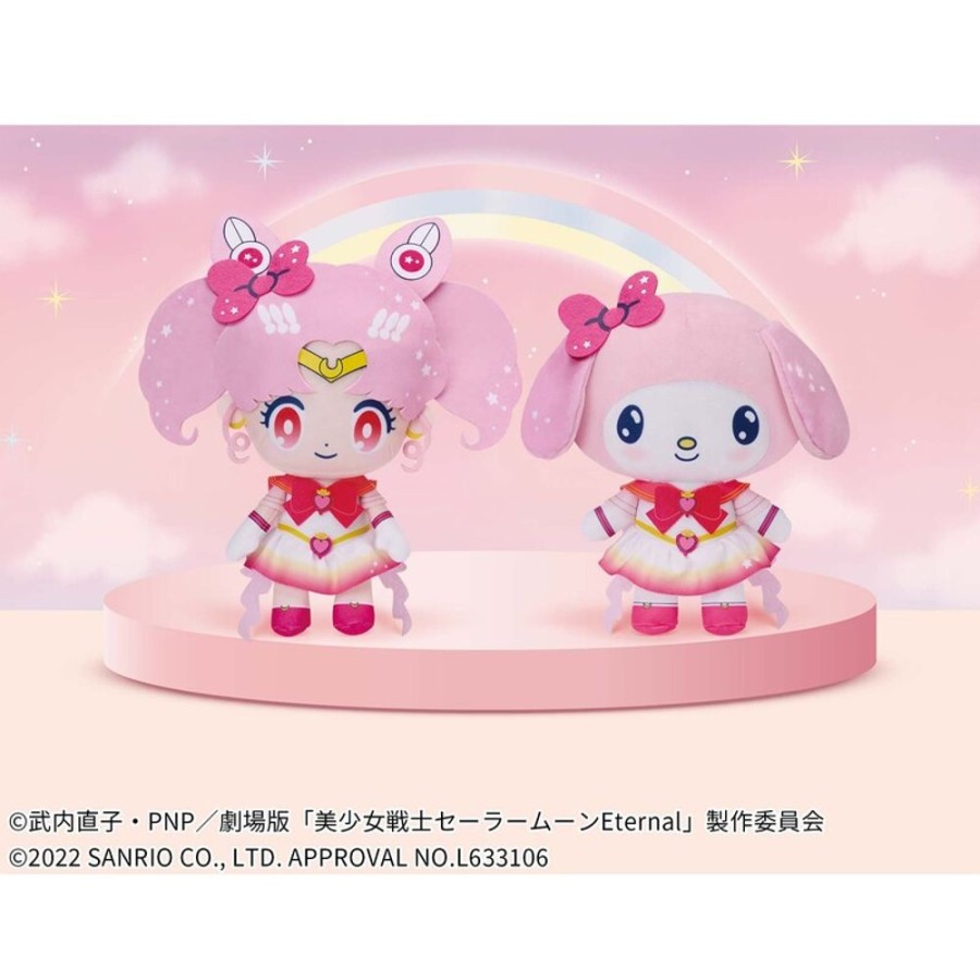 Plush Toys Banpresto | Sailor Moon Eternal X Sanrio Characters Chibi Moon X My Melody Big Plush