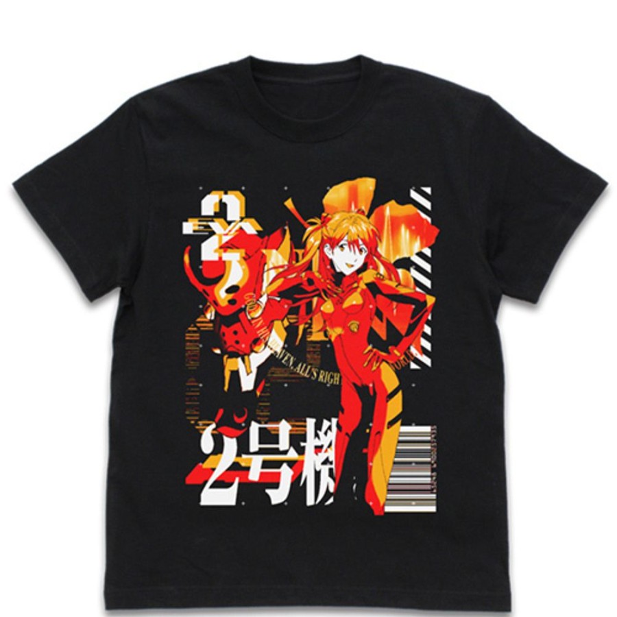 Apparel Cospa | Eva-02 Acid Graphics T-Shirt Black