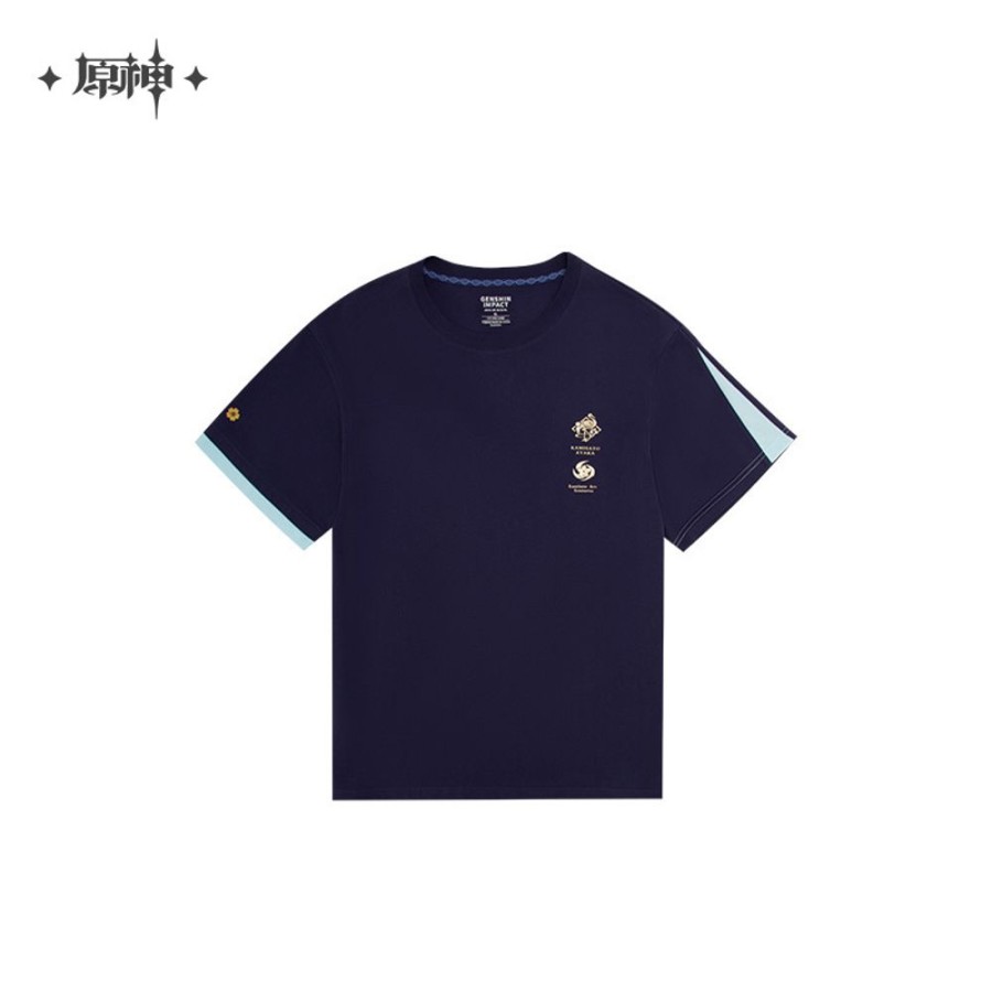 Apparel miHoYo | Kamisato Ayaka Impression T-Shirt Navy