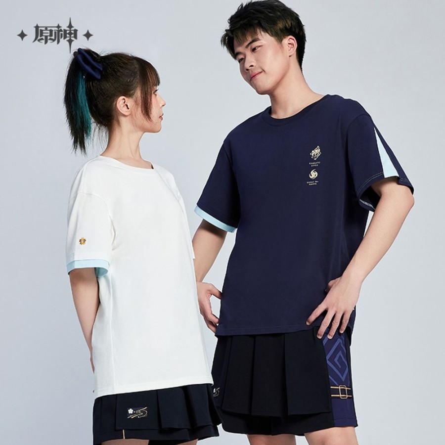 Apparel miHoYo | Kamisato Ayaka Impression T-Shirt Navy